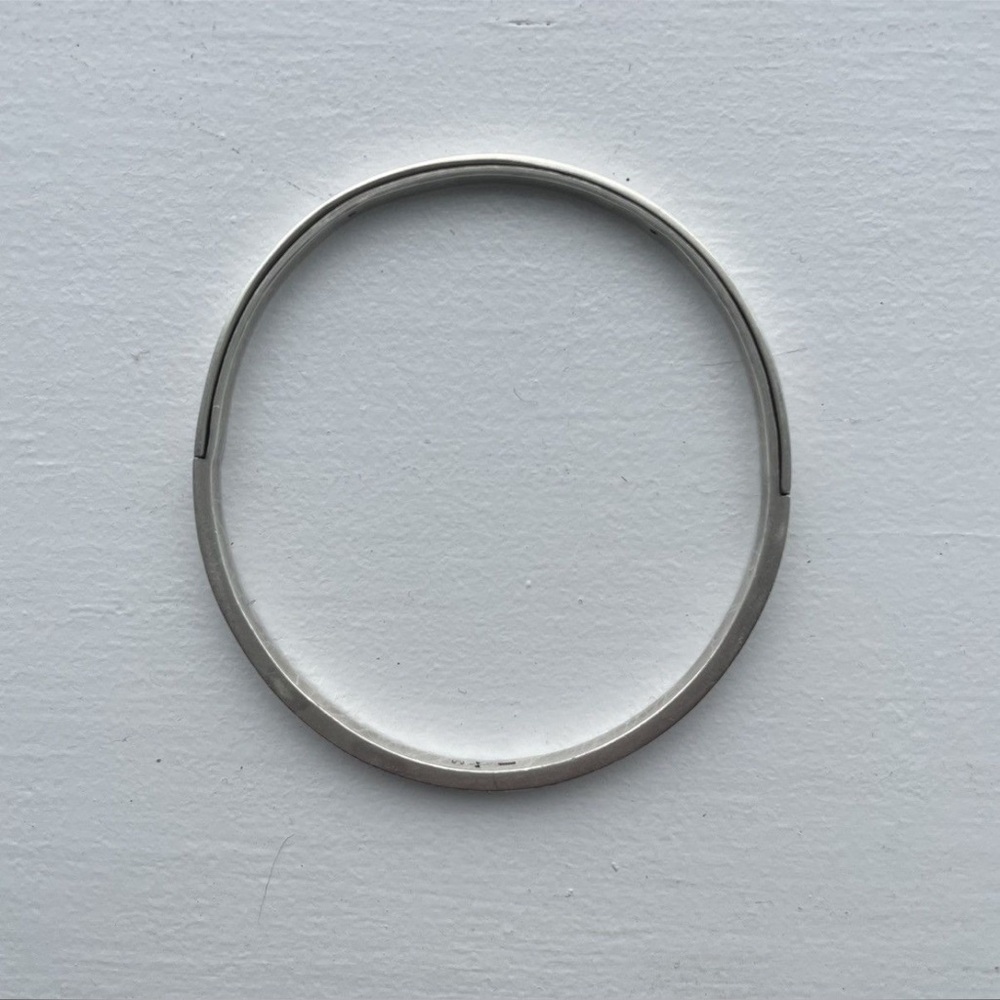Parts of Four Sistema Series Sterling Silver Bracelet Bangle, Size Medium M